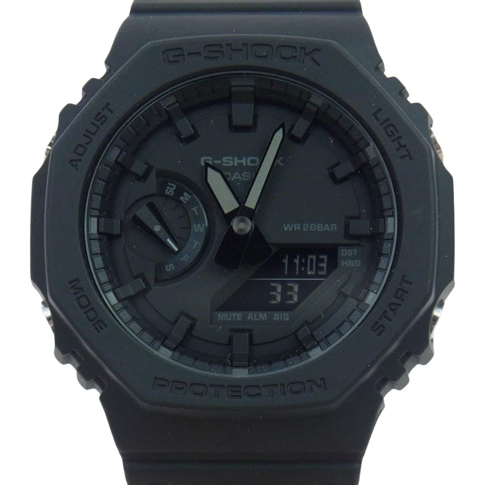 G-SHOCK ジーショック GA-2100-1AJF アナログ デジタル 時計 ウォッチ ブラック系【中古】
