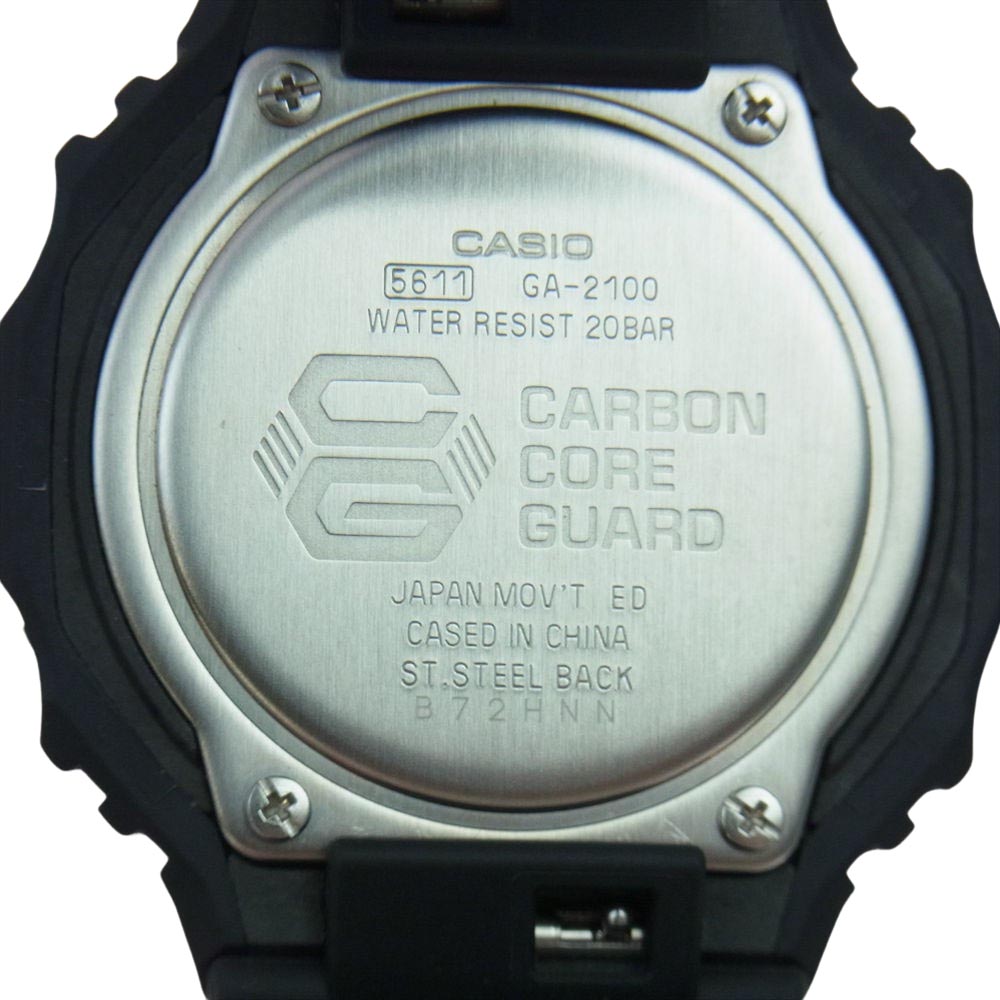 G-SHOCK ジーショック GA-2100-1AJF アナログ デジタル 時計 ウォッチ ブラック系【中古】