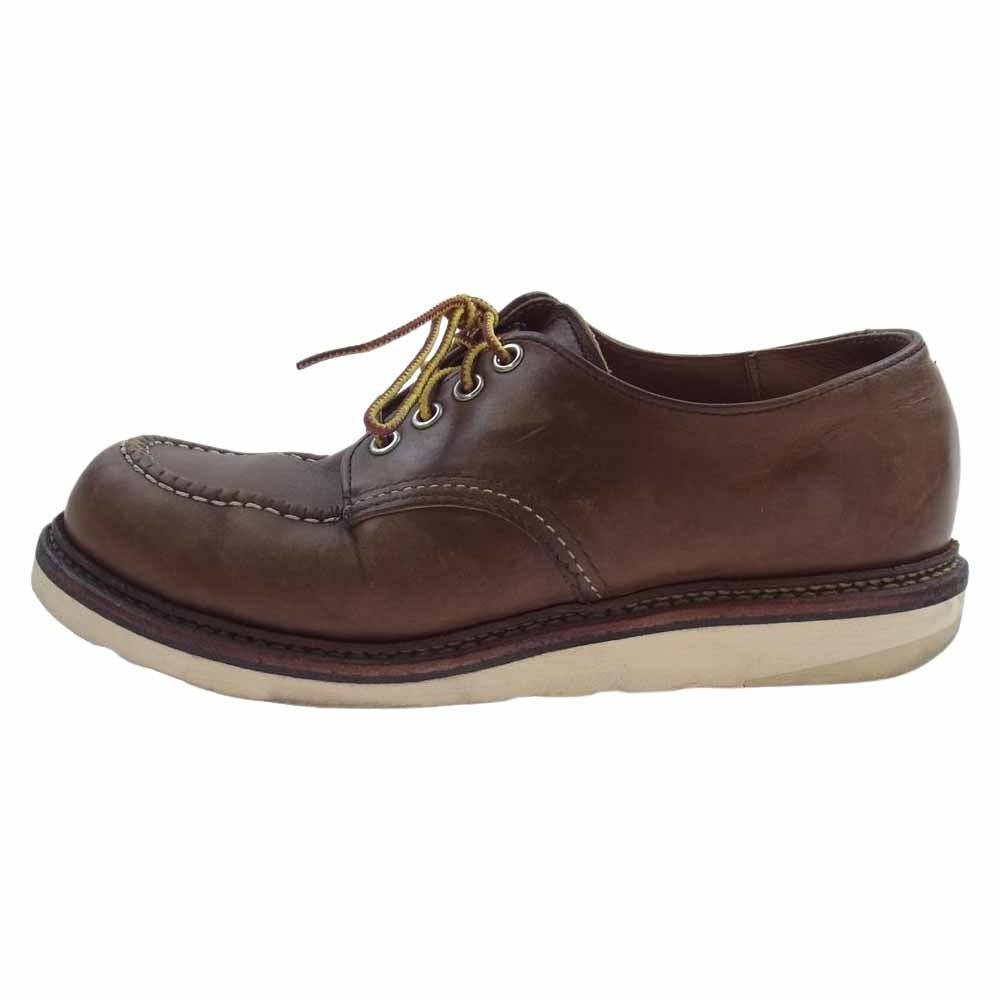 RED WING レッドウィング 8109 Work Oxford ワークオックスフォード マホガニー シューズ ブラウン系 25.5cm【中古】