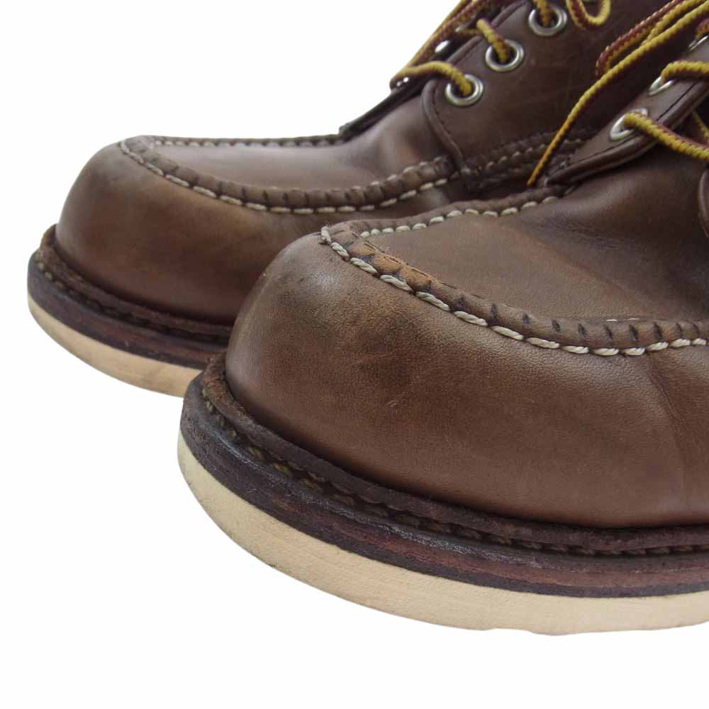 RED WING レッドウィング 8109 Work Oxford ワークオックスフォード マホガニー シューズ ブラウン系 25.5cm【中古】