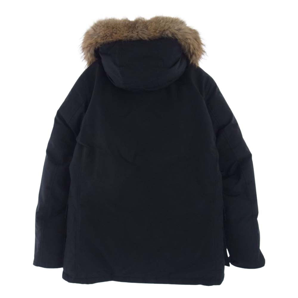 WOOLRICH ウールリッチ カナダ製  ARCTIC PARKA アークティック パーカー ダウン ジャケット ブラック系 M【中古】