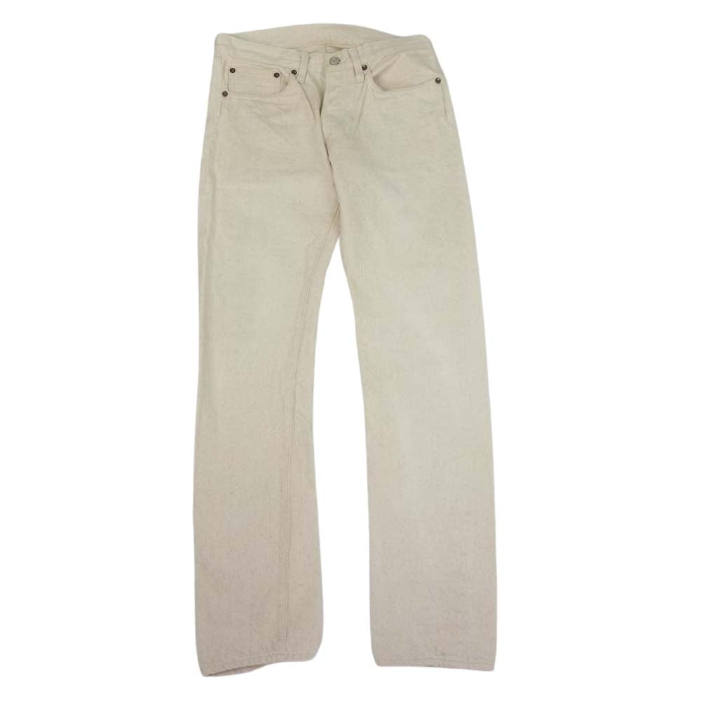 WAREHOUSE ウエアハウス Lot 900 WHITE JEANS 12oz ホワイト デニム パンツ キナリ系 30【中古】