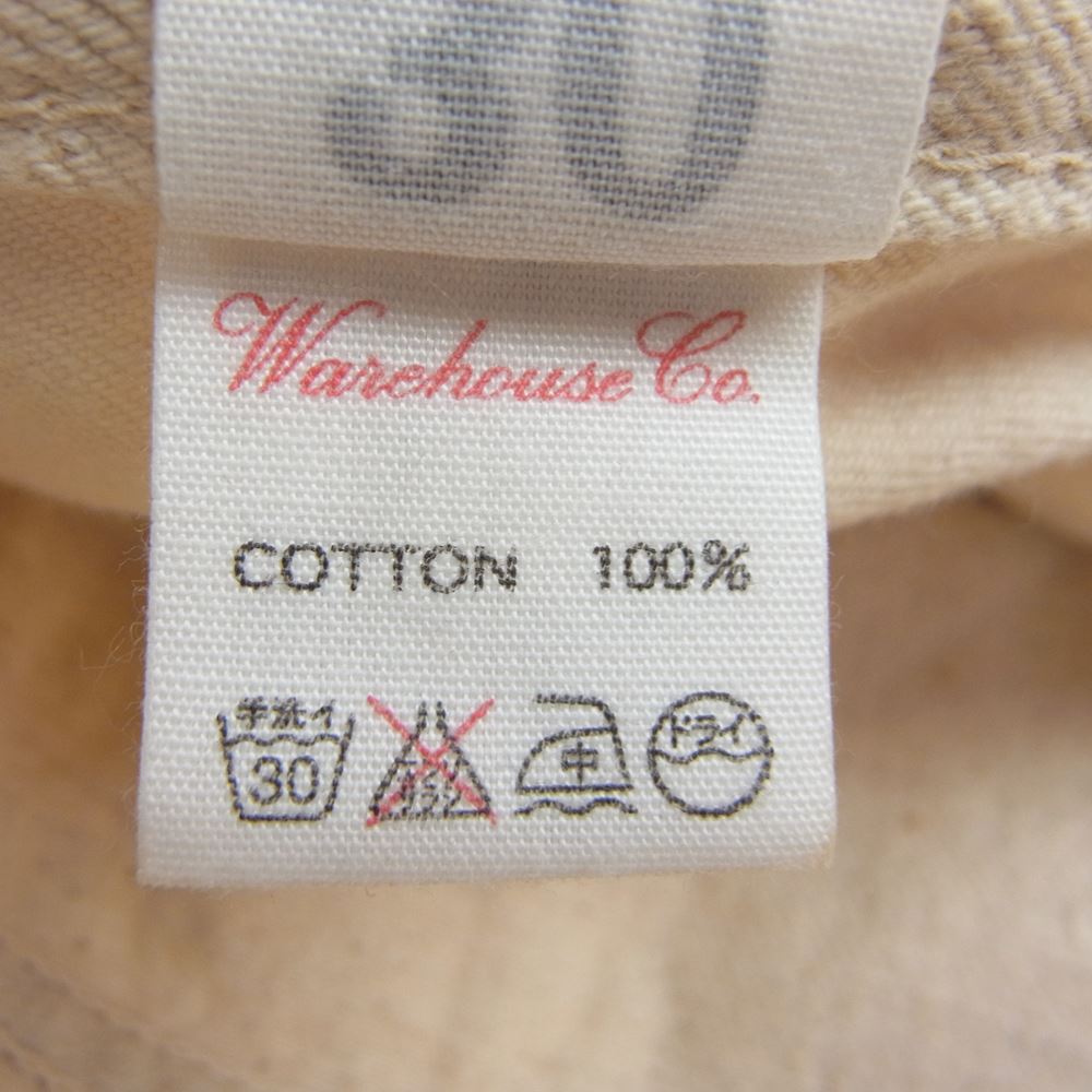 WAREHOUSE ウエアハウス Lot 900 WHITE JEANS 12oz ホワイト デニム パンツ キナリ系 30【中古】
