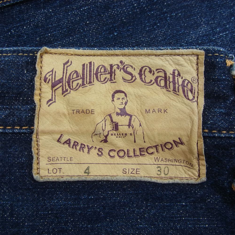 WAREHOUSE ウエアハウス LOT 4 HeLLer's Cafe デニム パンツ インディゴブルー系 30【中古】