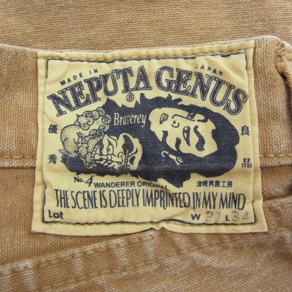 WAREHOUSE ウエアハウス NEPUTA GENUS ねぷた ジーンズ デニム パンツ ベージュ系 31【中古】