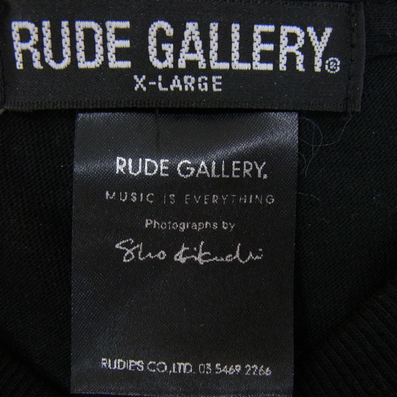 RUDE GALLERY ルードギャラリー JOE STRUMMER TEE 半袖Tシャツ ブラック系 XL【中古】