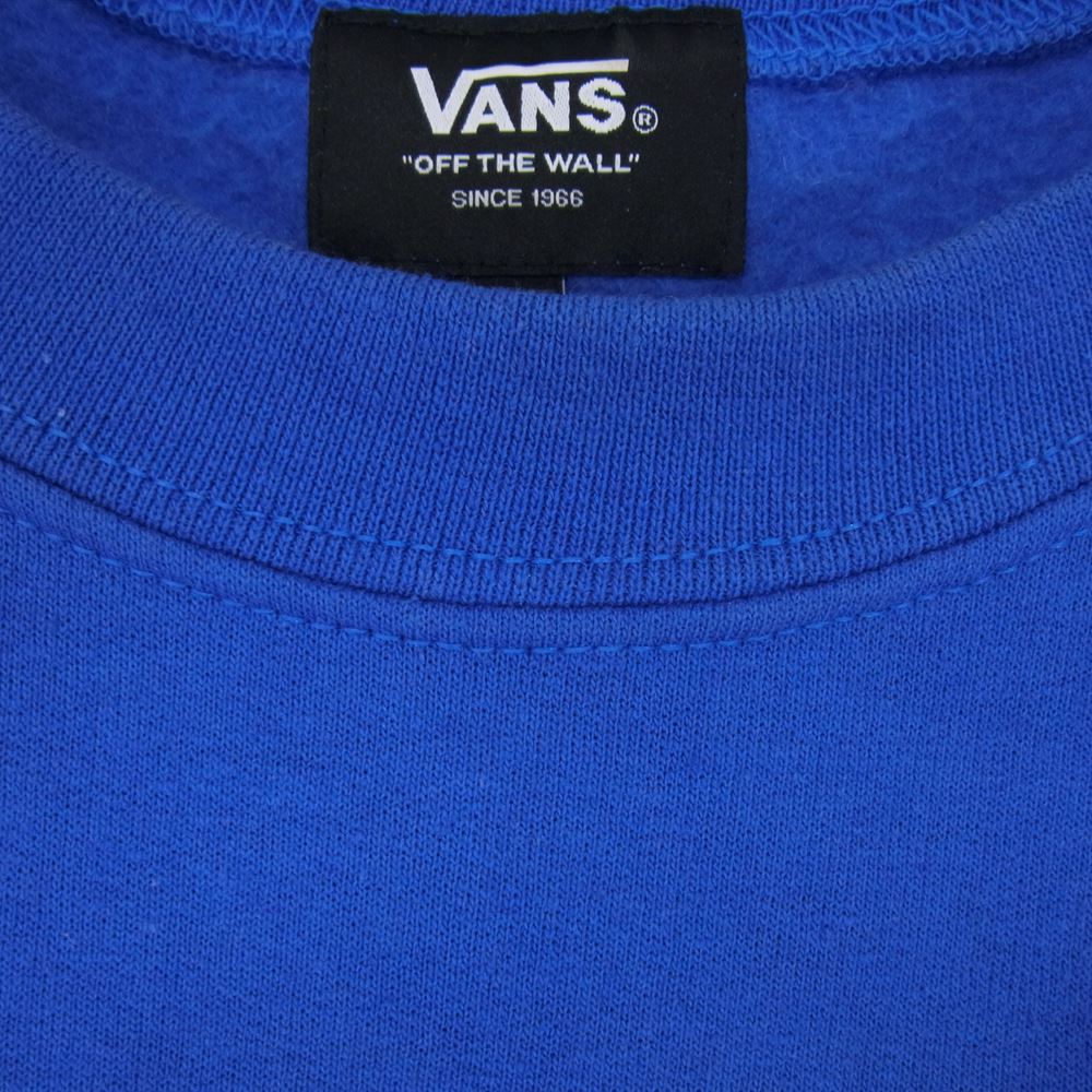 STANDARD CALIFORNIA スタンダードカリフォルニア VANS SD Logo Sweat 20周年記念 バンズ クルーネック スウェット ブルー系 XL【中古】