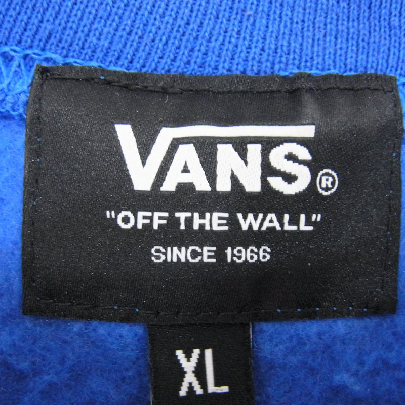 STANDARD CALIFORNIA スタンダードカリフォルニア VANS SD Logo Sweat 20周年記念 バンズ クルーネック  スウェット ブルー系 XL【中古】