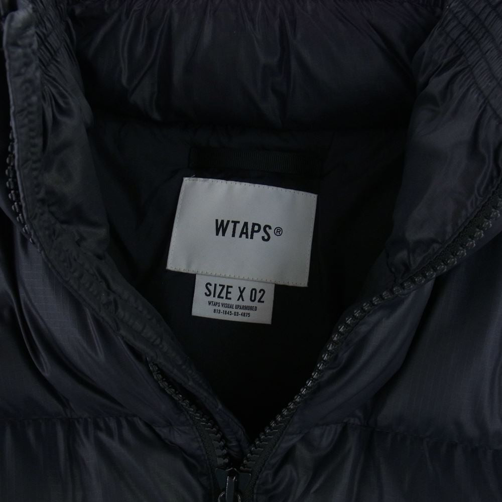 WTAPS ダブルタップス 22AW 222BRDT-JKM04 NYLON RIPSTOP FORTLESS 中綿ジャケット ブラック系 SIZE X02【中古】