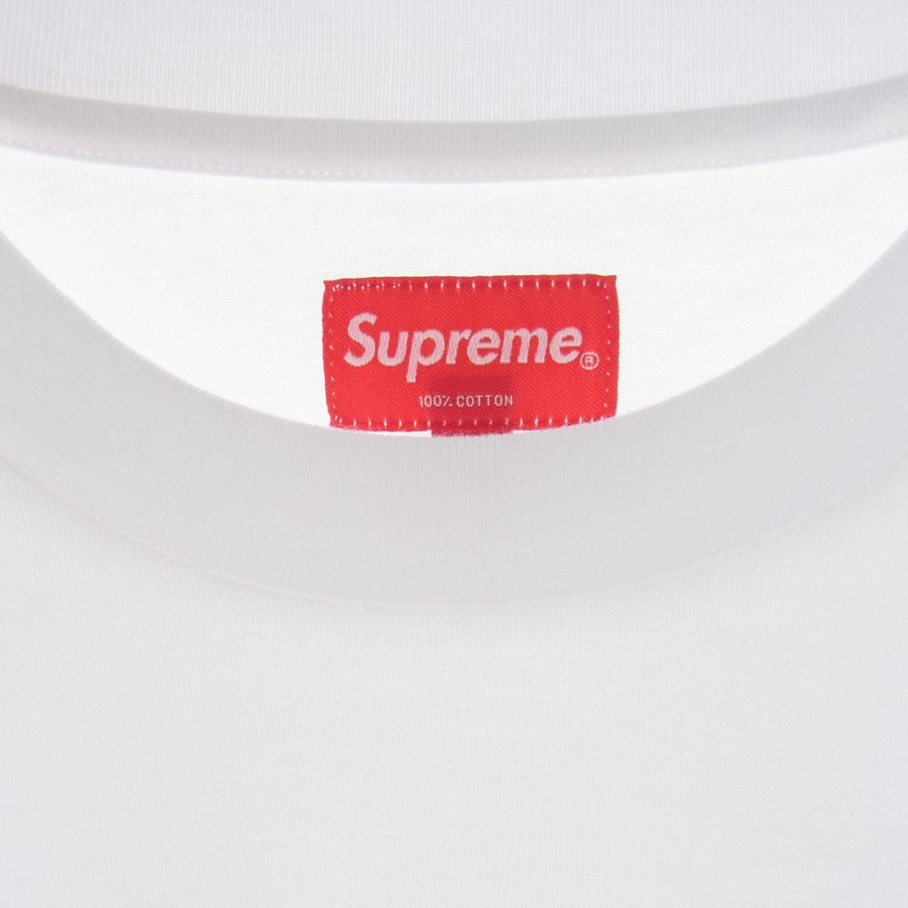 Supreme シュプリーム 21SS small box l/s tee スモールボックス 長袖 Tシャツ ホワイト系 L【新古品】【未使用】【中古】
