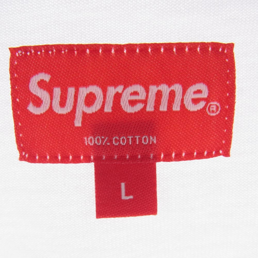 Supreme シュプリーム 21SS small box l/s tee スモールボックス 長袖 Tシャツ ホワイト系 L【新古品】【未使用】【中古】
