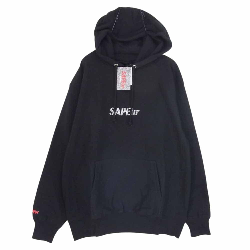 サプール SAFW20-020 REALCEMENTHEAD HOODIE パーカー ブラック系 L【極上美品】【中古】