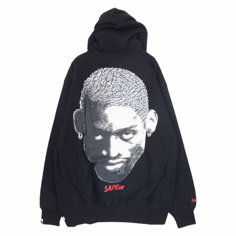 サプール SAFW20-020 REALCEMENTHEAD HOODIE パーカー ブラック系 L【極上美品】【中古】