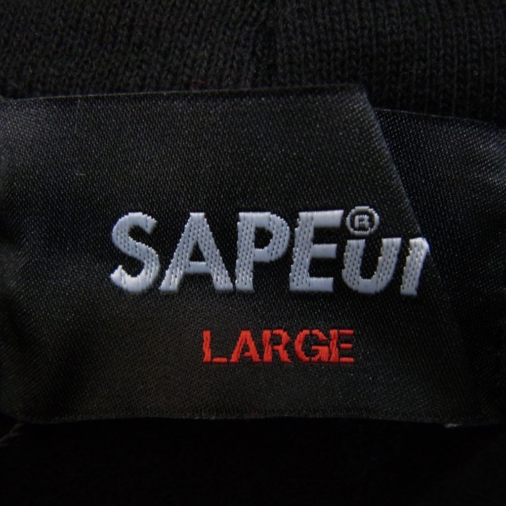 サプール SAFW20-020 REALCEMENTHEAD HOODIE パーカー ブラック系 L【極上美品】【中古】