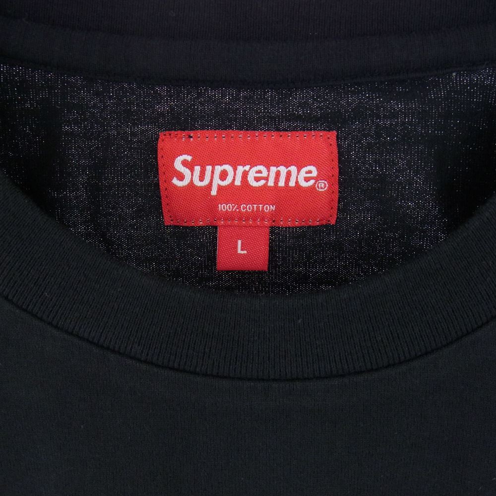 Supreme シュプリーム 22SS Typewriter S/S Top タイプライター 半袖 Tシャツ ブラック系 L【新古品】【未使用】【中古】