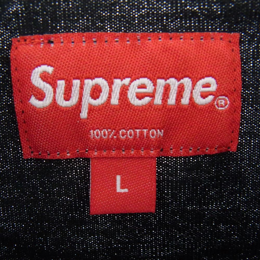 Supreme シュプリーム 22SS Typewriter S/S Top タイプライター 半袖 Tシャツ ブラック系 L【新古品】【未使用】【中古】