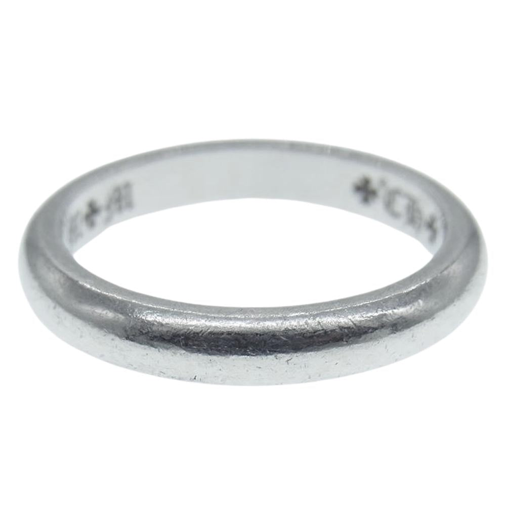 CHROME HEARTS クロムハーツ（原本無） プラチナ ウェディングバンド リング シルバー系 約13号【中古】