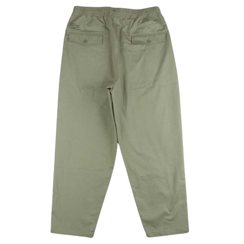 フレッシュサービス 23SS FSW-23PT-180 CORPORATE CHINO PANTS コーポレート 2タック ワイド テーパード チノ パンツ ベージュ系 M【美品】【中古】