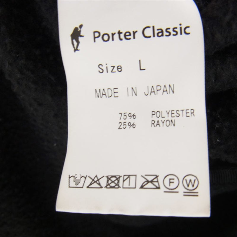 PORTER CLASSIC ポータークラシック FLEECE JACKET フリースジャケット ブラック系 L【中古】