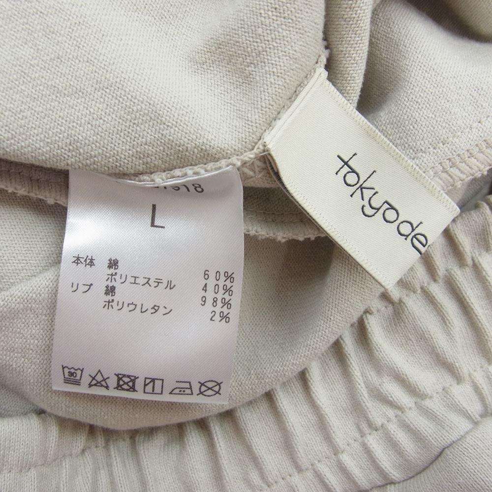 東京デザインスタジオ ニューバランス JMPL1918 TDS Garment Dye Heavy Weight Dry Pants ガーメントダイ ヘビーウエイト ドライ パンツ ベージュ系 L【美品】【中古】