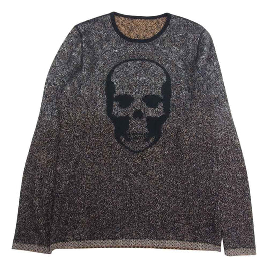 Lucien Pellat-Finet ルシアンペラフィネ 国内正規品 カシミヤ カシミア フロントスカル ジャカード ニット セーター S【中古】