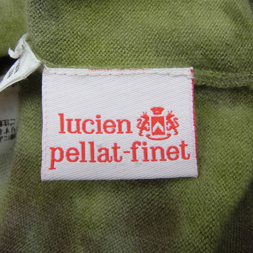 Lucien Pellat-Finet ルシアンペラフィネ 国内正規品 カシミヤ100％ カシミア タイダイ染め スカル刺繍 Vネック ニット セーター S【中古】
