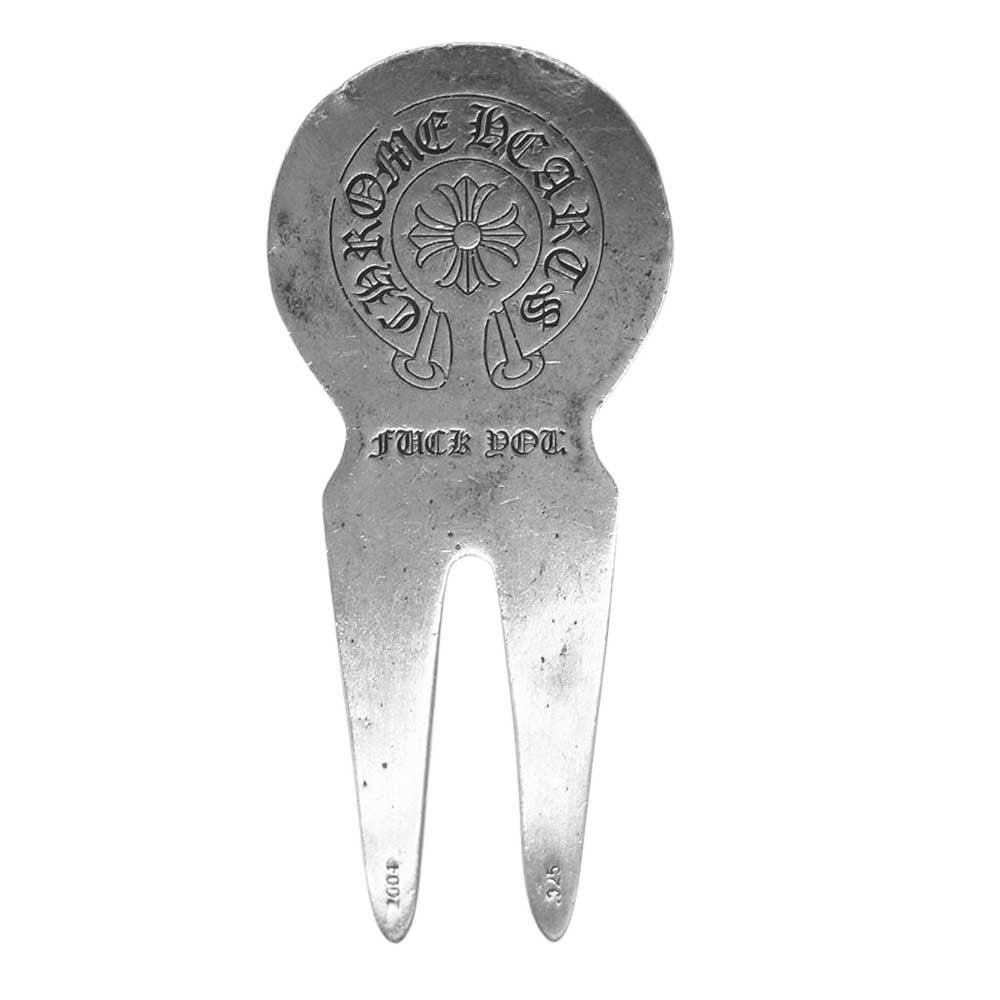 CHROME HEARTS クロムハーツ（原本無） ゴルフマーカー グリーンフォーク ディポット ホースシュー シルバー系【中古】