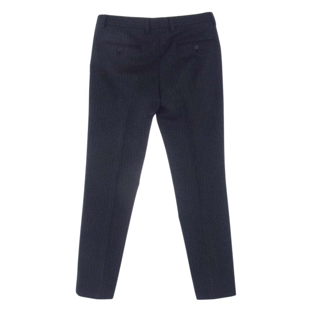 SAINT LAURENT サンローラン 353089 Y615F 2B ストライプ テーラードジャケット スラックスパンツ セットアップ スーツ ダークグレー系 ブラック系 46【中古】