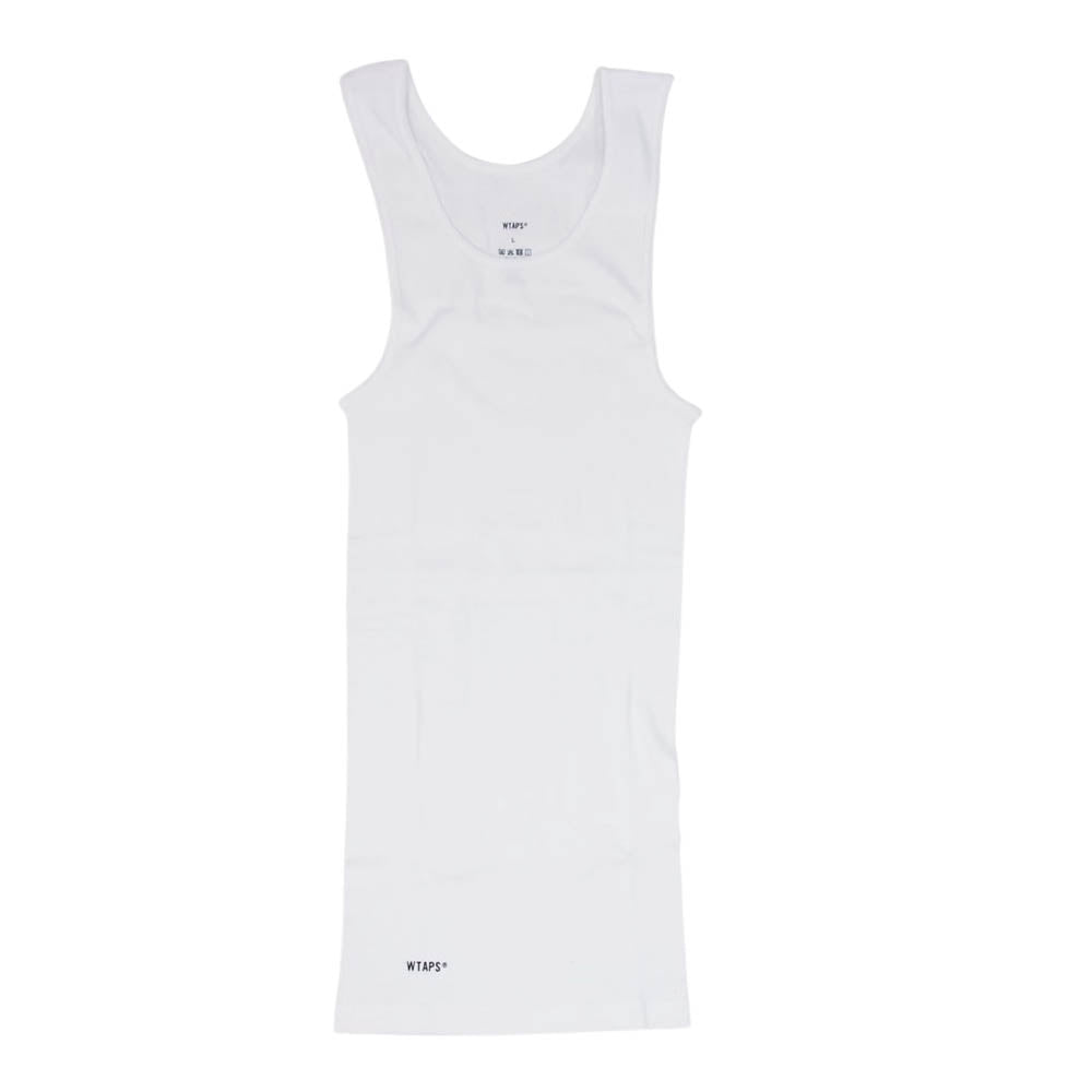 WTAPS ダブルタップス 231MYDT-UWM02 SKIVVIES. TANK グレコ タンクトップ ホワイト系 L【極上美品】【中古】