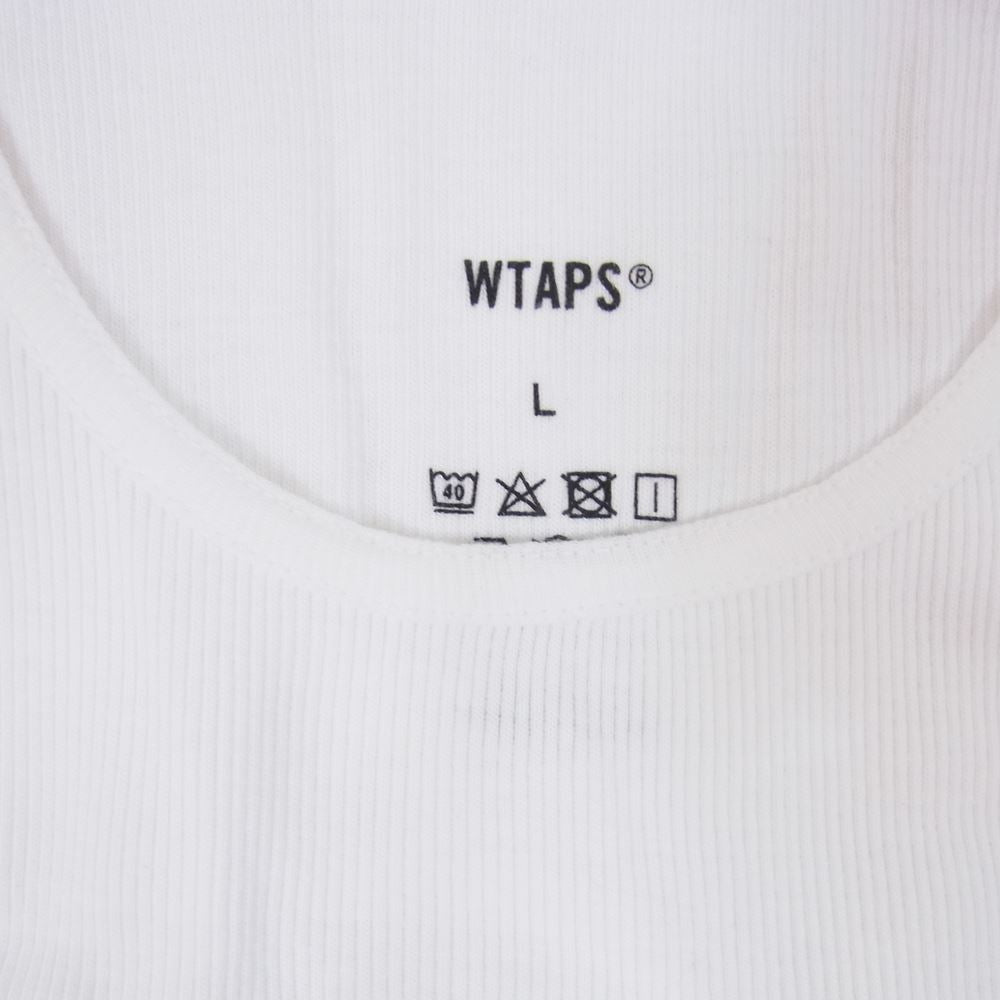 WTAPS ダブルタップス 231MYDT-UWM02 SKIVVIES. TANK グレコ タンクトップ ホワイト系 L【極上美品】【中古】