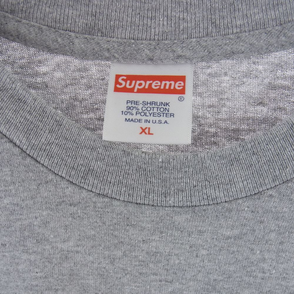 Supreme シュプリーム 21AW Rick Rubin Tee リックルービン フォト 半袖 Tシャツ グレー系 XL【中古】