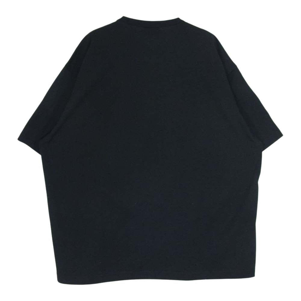kolor カラー 22SS 22SCM-T06208 度詰め 天竺TEE メルヘン 半袖 Tシャツ ブラック系 3【美品】【中古】