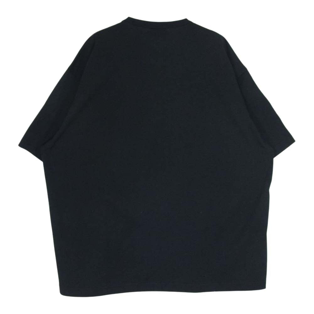 22SS kolor カラー 度詰め天竺VネックTシャツ 3 BLACK