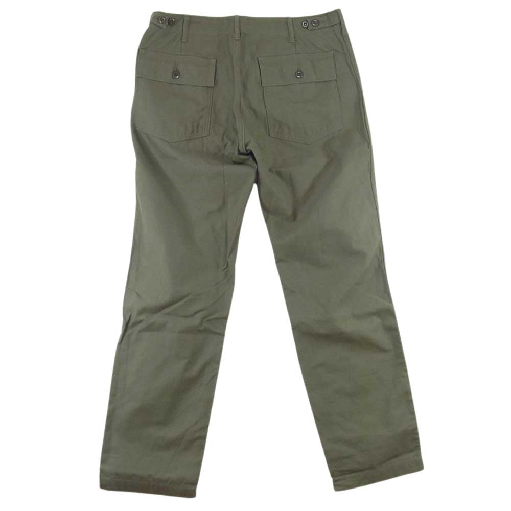 FOB FACTORY エフオービーファクトリー F0431 BAKER PANTS ベイカー パンツ カーキ系 L【中古】