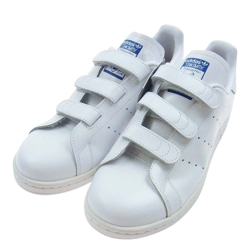 adidas アディダス AQ5355 STAN SMITH CF EF ベルクロ スタンスミス スニーカー ホワイト系 US9 JPN270【新古品】【未使用】【中古】