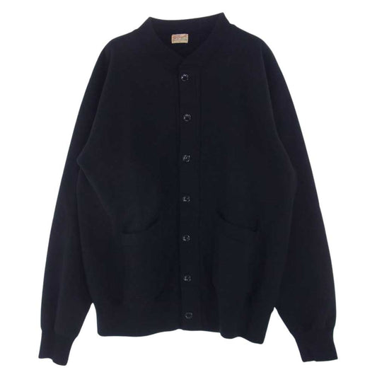 WHITESVILLE ホワイツビル ヘビー スウェット カーディガン ブラック系 L【中古】