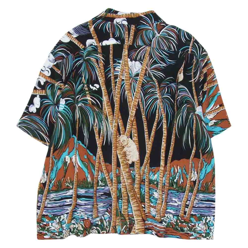 STUDIO D’ARTISAN ステュディオダルチザン 40th 総柄 レーヨン アロハシャツ マルチカラー系 40【中古】