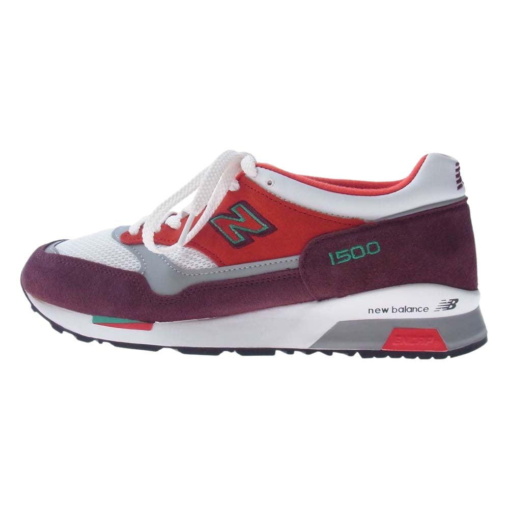 NEW BALANCE ニューバランス M1500BRT スニーカー レッド系 ホワイト系 USA 8 1/2【新古品】【未使用】【中古】