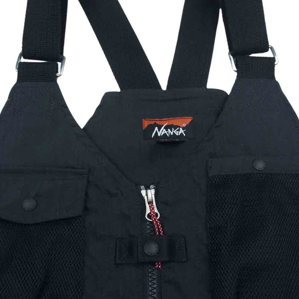NANGA ナンガ NW2211-1E223 TAKIBI RIPSTOP FIELD VEST タキビ ビリップ ストップ フィールド ベスト ブラック系 M【中古】