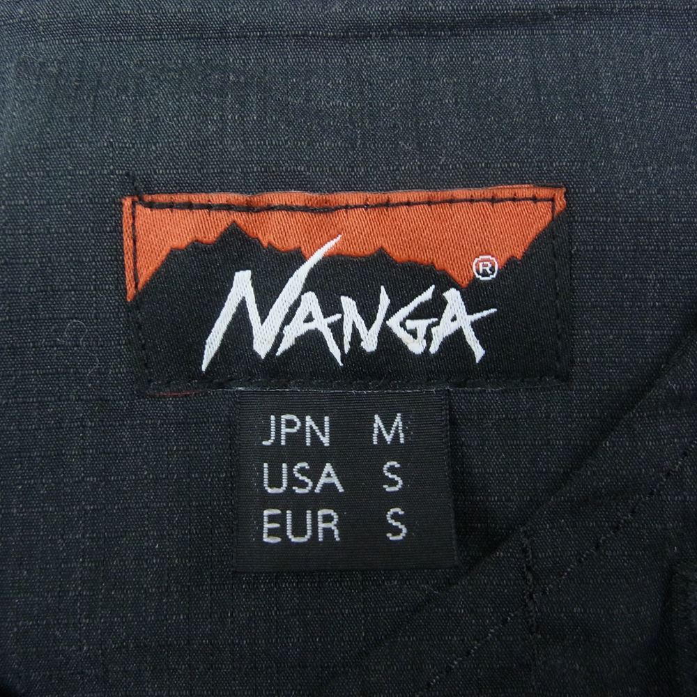 NANGA ナンガ NW2211-1E223 TAKIBI RIPSTOP FIELD VEST タキビ ビリップ ストップ フィールド ベスト ブラック系 M【中古】