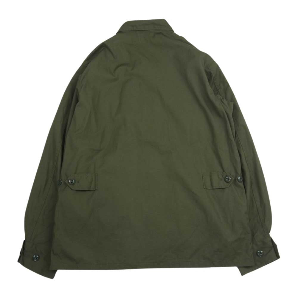 Buzz Rickson's バズリクソンズ BR12247 COAT, MAN'S COMBAT TROPICAL トロピカル コンバット ユニフォーム ジャングル ファティーグ ミリタリー ジャケット コート カーキ系 L【美品】【中古】