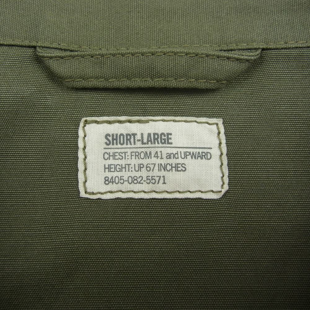 Buzz Rickson's バズリクソンズ BR12247 COAT, MAN'S COMBAT TROPICAL トロピカル コンバット ユニフォーム ジャングル ファティーグ ミリタリー ジャケット コート カーキ系 L【美品】【中古】
