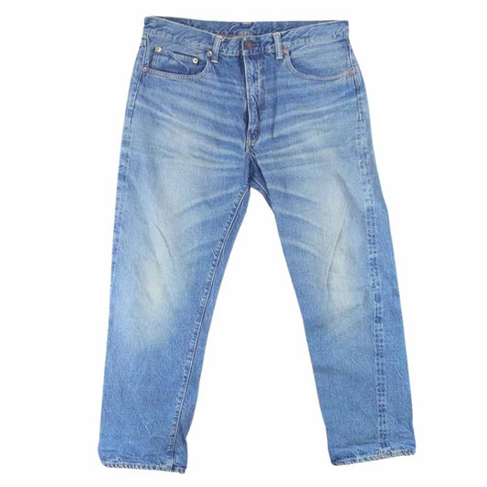 WAREHOUSE ウエアハウス 1105 2ND-HAND セコハン テーパード ストレート デニム パンツ インディゴブルー系 36【中古】
