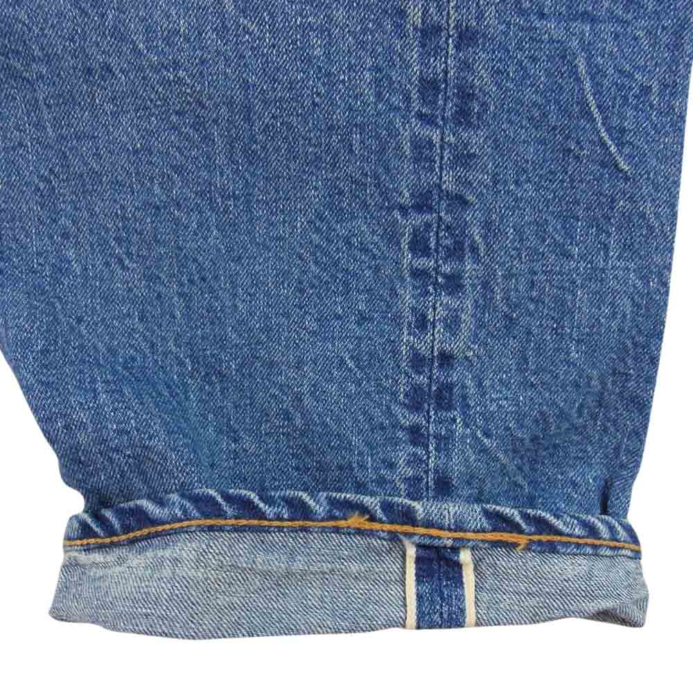 WAREHOUSE ウエアハウス 1105 2ND-HAND セコハン テーパード ストレート デニム パンツ インディゴブルー系 36【中古】