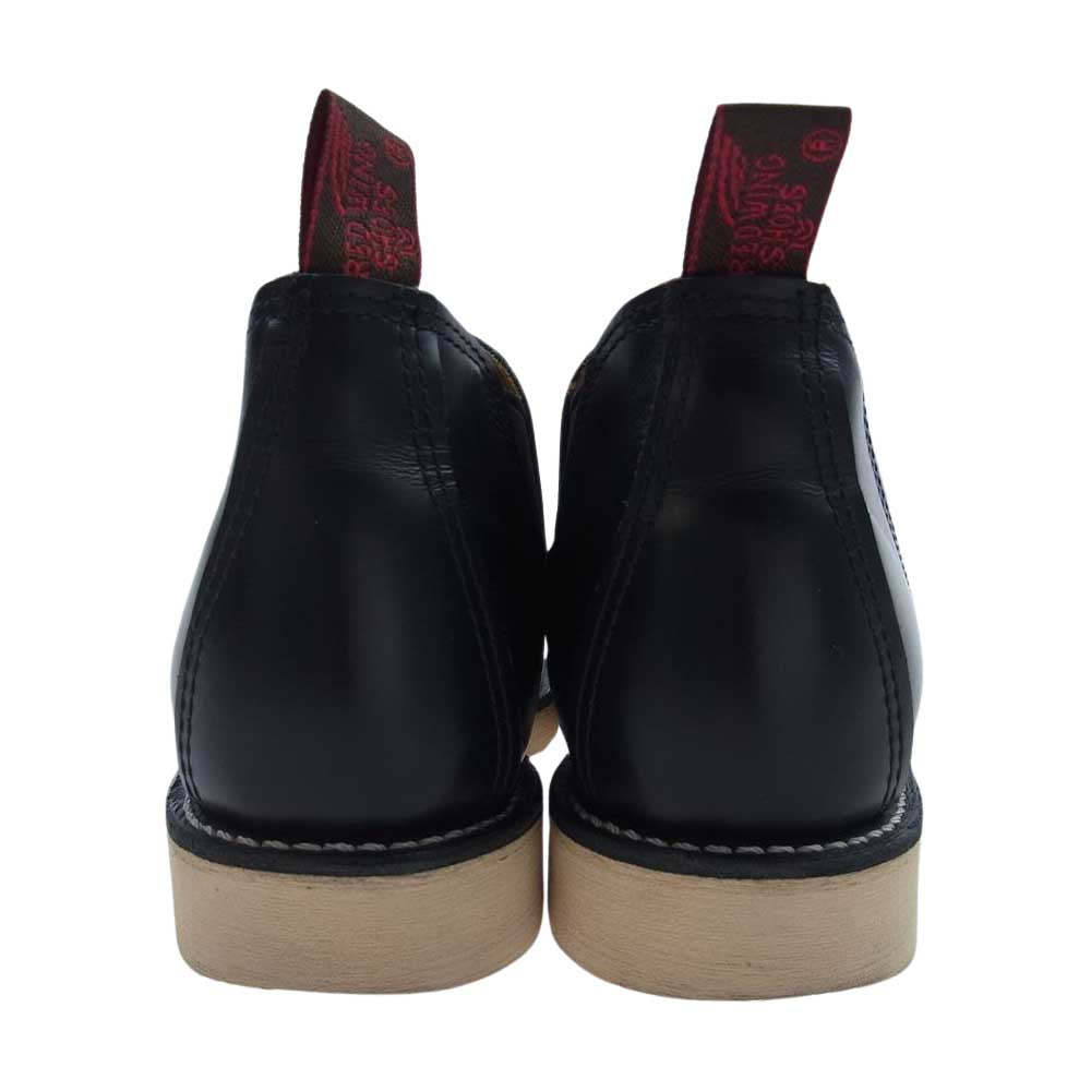 RED WING レッドウィング 8142 ROMEO ロメオ サイドゴア ローカット ブーツ ブラック系 26.5cm【中古】