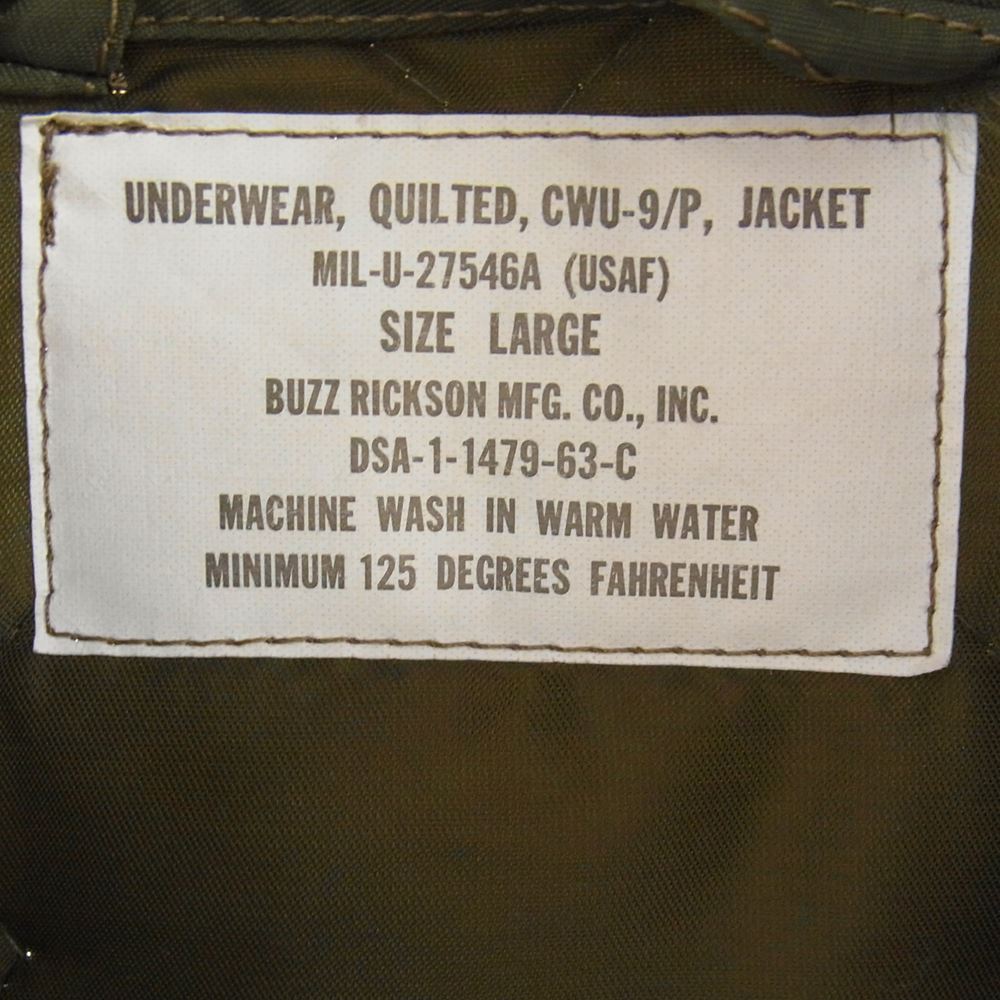 Buzz Rickson's バズリクソンズ BR14933 CWU-9P LINER ライナー