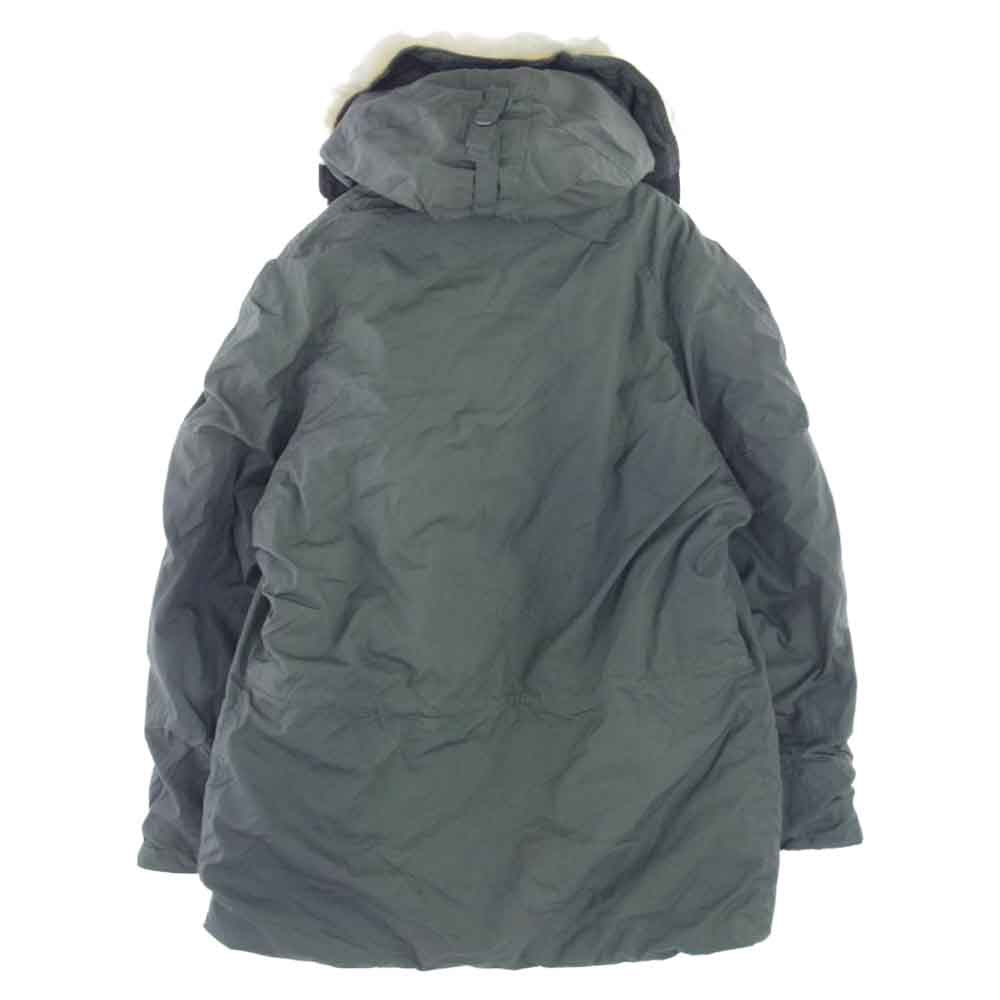 アメリカ軍 8415-00-376-1672 DSA100-76-C-1482 76年製 70s N-3B フライト ジャケット カーキ系 M【中古】