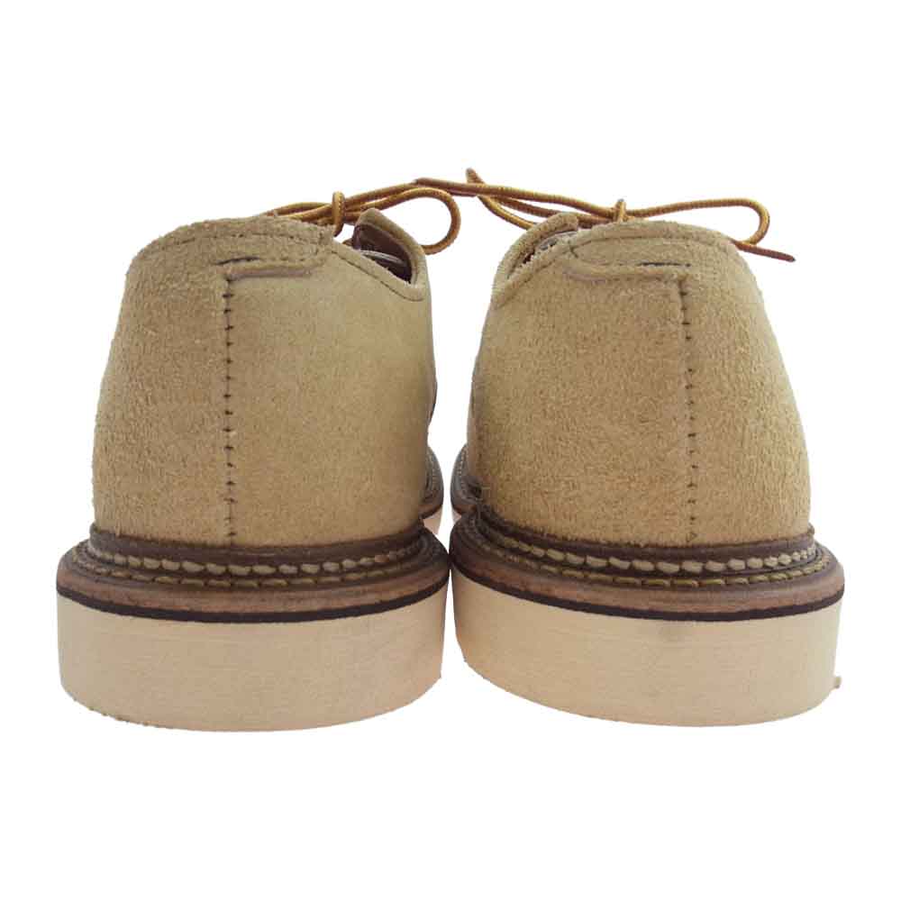 RED WING レッドウィング 8097 oxford スエード オックスフォード ラフアウト モックトゥ ローカット ブーツ ベージュ系【美品】【中古】