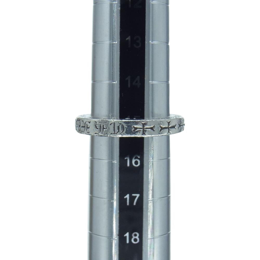 CHROME HEARTS クロムハーツ（原本有） SPCER FUCK YOU 3mm スペーサー リング  シルバー系 15号【中古】