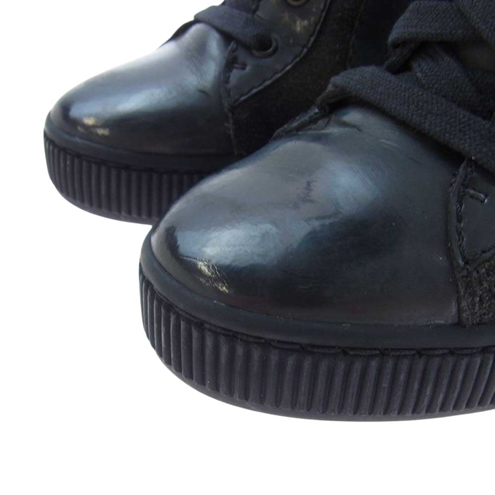 Sergio Rossi セルジオロッシ WZ0634.004 PUMA プーマ スエード ハイヒール スニーカー シューズ パンプス グレー系 37【中古】